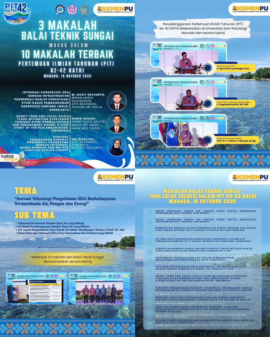 >Pertemuan Ilmiah Tahunan Ke-42 Himpunan Ahli Teknik Hidraulik Indonesia