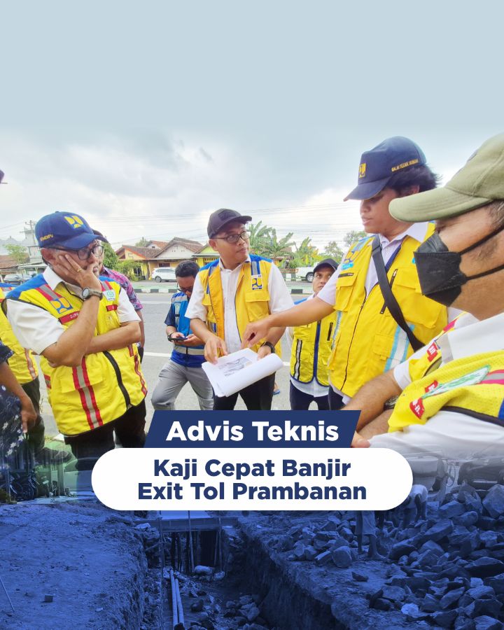 Advis Teknis Kaji Cepat Banjir Exit Tol Prambanan