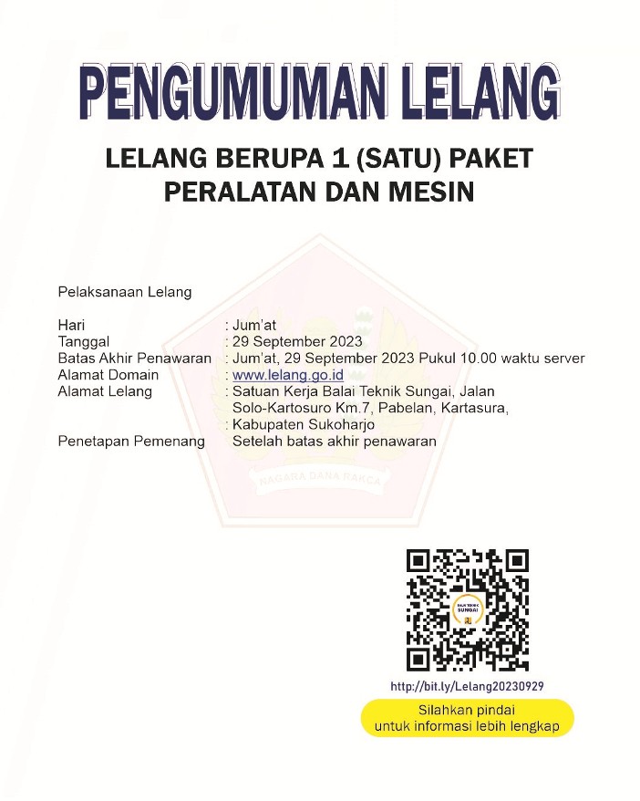 Pengumuman Lelang