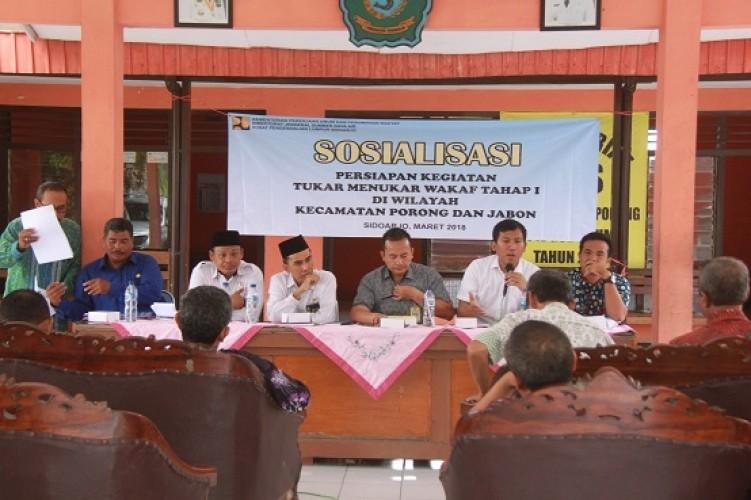 SOSIALISASI TUKAR MENUKAR WAKAF 