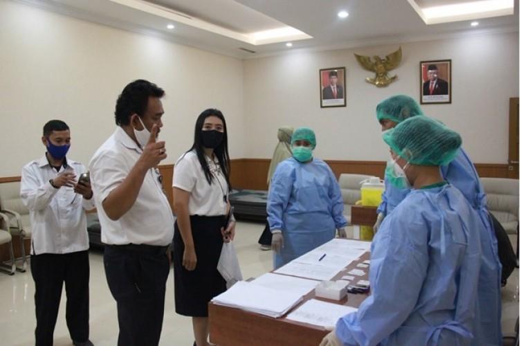 Laporan kegiatan Tes serologi COVID-19 di lingkungan PUSAT PENGENDALIAN LUMPUR SIDOARJO 