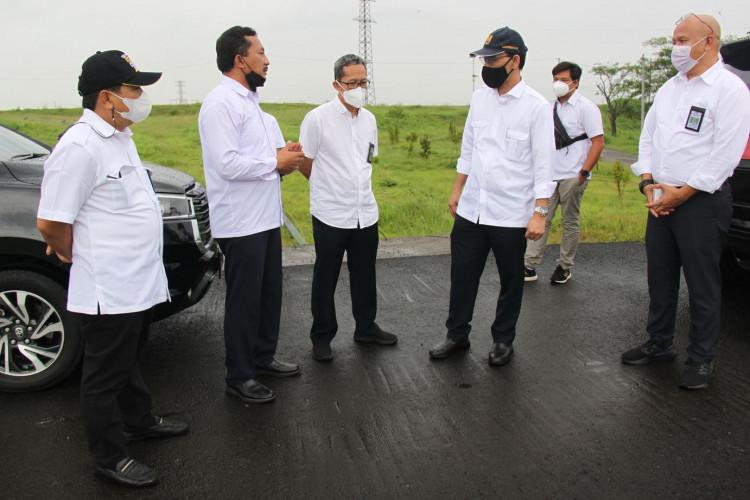 Kapus PPLS Tinjau Posko Lapangan dan Titik Pengaliran Lumpur