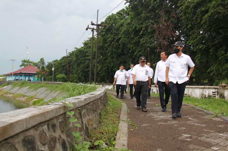 Kepala PPLS Tinjau Sarana Prasarana Pengendali Banjir di Wilayah Kerja Pusat Pengendalian Lumpur Sidoarjo