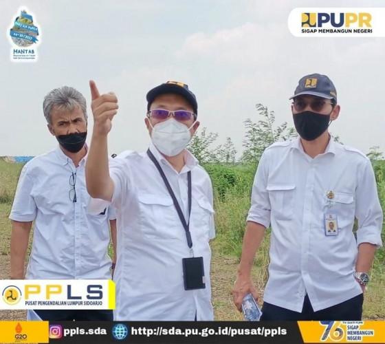 MONEV TANGGUL PENAHAN LUMPUR SIDOARJO OLEH DIREKTORAT BINA TEKNIK SUMBER DAYA AIR