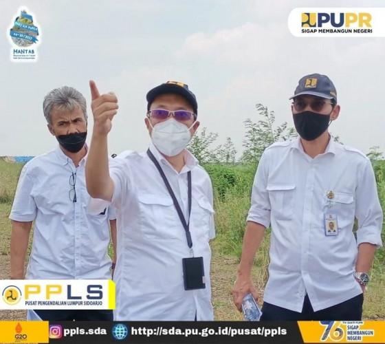 MONEV TANGGUL PENAHAN LUMPUR SIDOARJO OLEH DIREKTORAT BINA TEKNIK SUMBER DAYA AIR