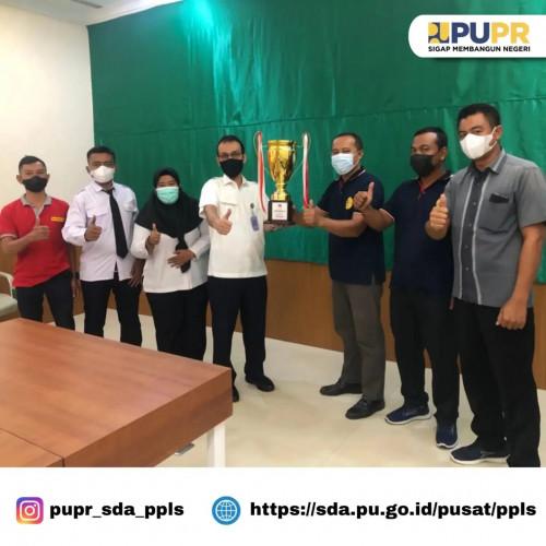 Tim Gateball Kota Surabaya yang dimotori pemain dari PPLS menjuarai Pertandingan Eksibisi antar Kabupaten/Kota dalam Porprov VII Jatim Tahun 2022