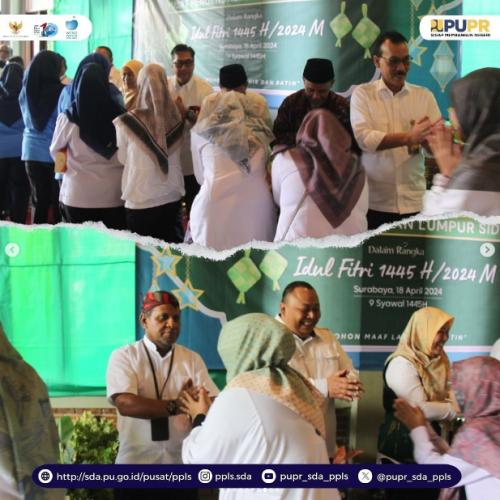 Mempererat Silahturahmi lewat Halal Bihalal di Lingkungan Pusat Pengendalian Lumpur Sidoarjo