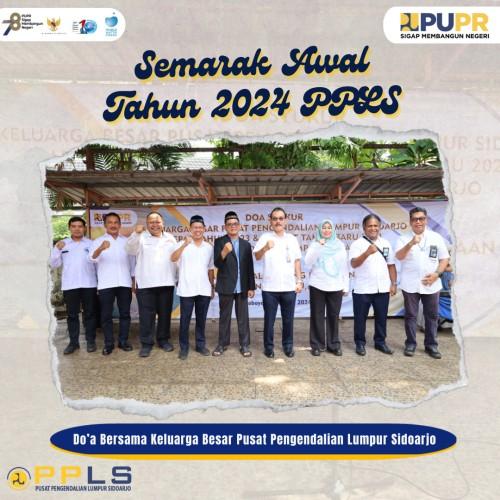 Pusat Pengendalian Lumpur Sidoarjo menggelar Tasyakuran menyambut awal tahun 2024