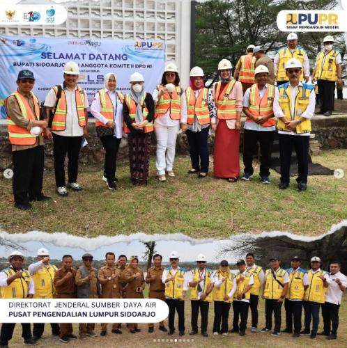 Kementerian PUPR melalui Pusat Pengendalian Lumpur Sidoarjo (PPLS) Ditjen SDA terus melakukan program penanganan infrastruktur pengendalian semburan lumpur Sidoarjo.