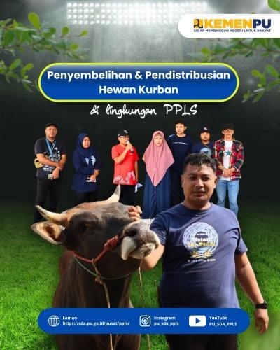 Penyembelihan Hewan Kurban Di Lingkungan Pusat Pengendalian Lumpur Sidoarjo