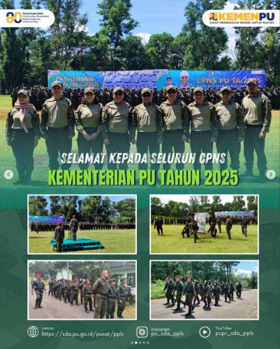 Bela Negara Calon Pegawai Negeri Sipil (PNS) di Lingkungan Pusat Pengendalian Lumpur Sidoarjo 