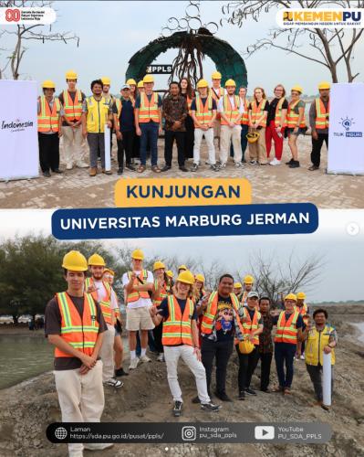 Pusat Pengendalian Lumpur Sidoarjo kedua kalinya menerima Kunjungan Mahasiswa University of Marburg Germany
